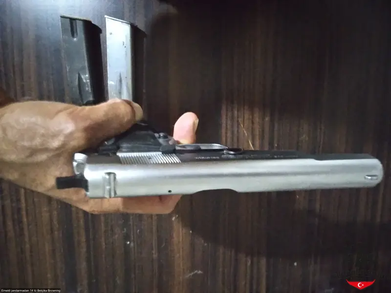Emekli jandarmadan 14 lü Belçika Browning