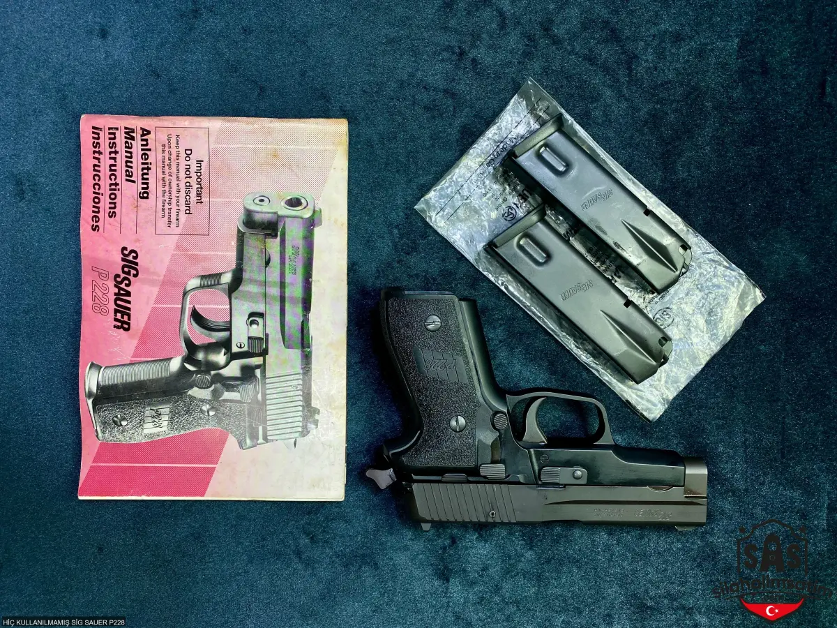 HİÇ KULLANILMAMIŞ SİG SAUER P228 - 3