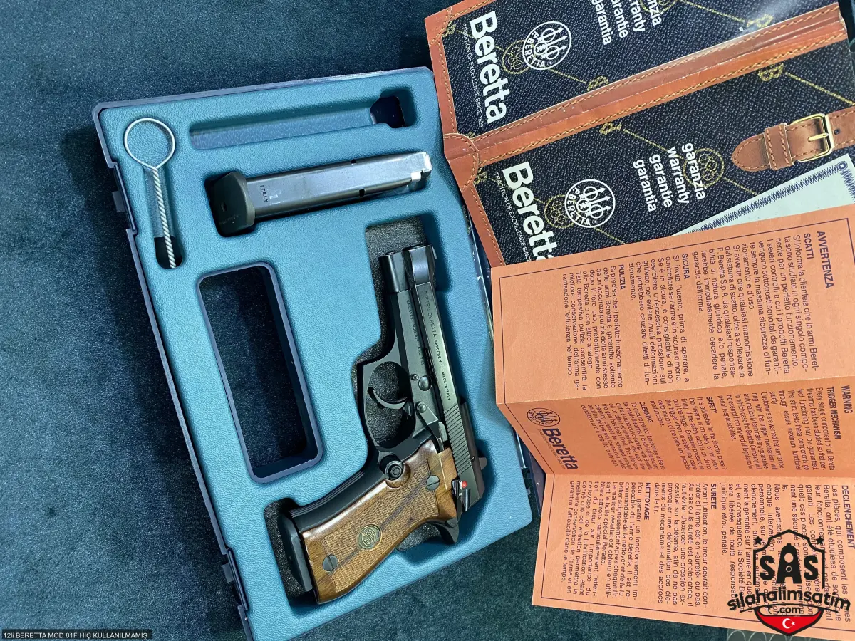 12li BERETTA MOD 81F HİÇ KULLANILMAMIŞ   - 3