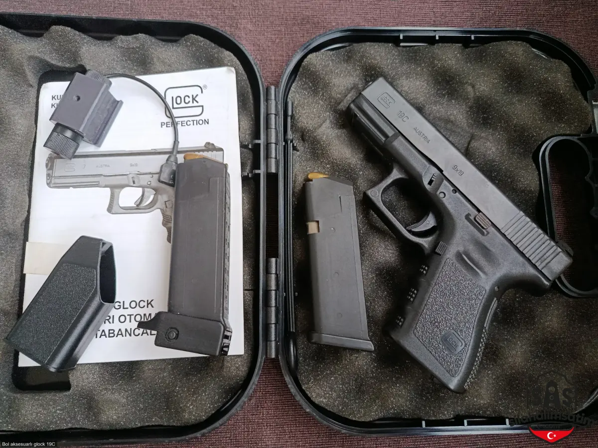 Bol aksesuarlı glock 19C  - 1