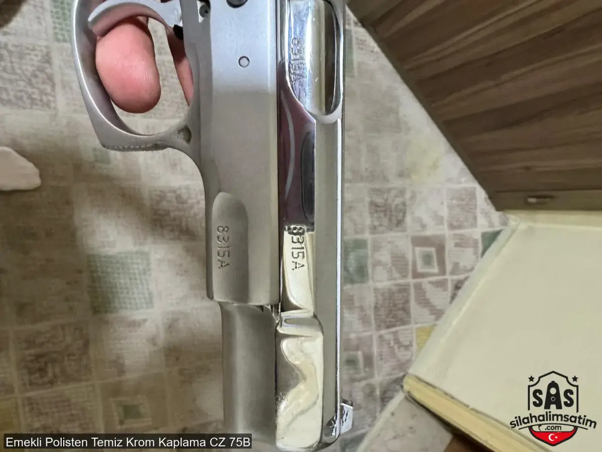 Emekli Polisten Temiz Krom Kaplama CZ 75B - 3