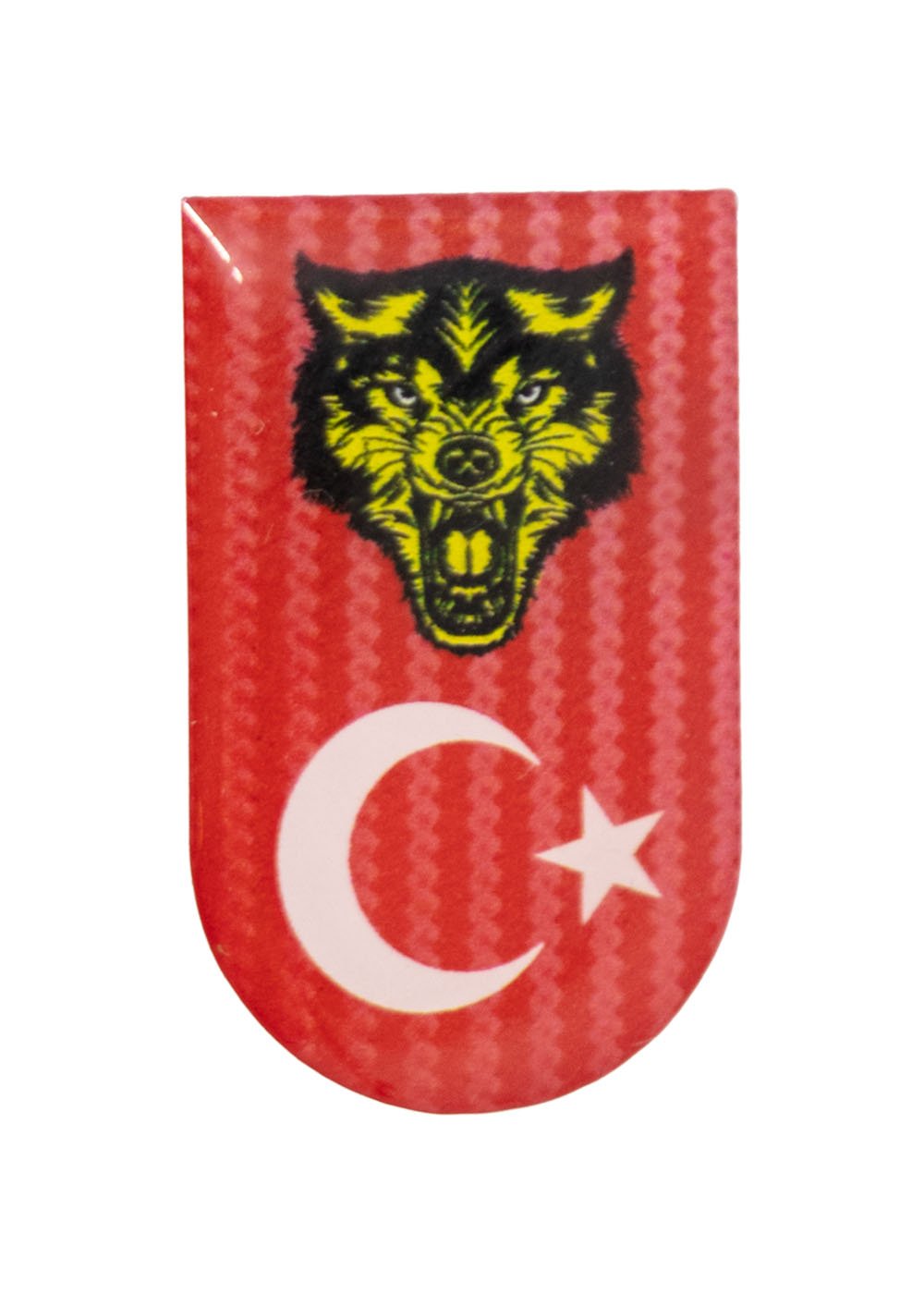 Bozkurtlu Bayrak Şarjör Altı Sticker